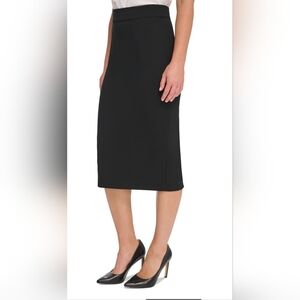 TOMMY HILFIGER Ponte Pencil Midi Skirt, Size 4